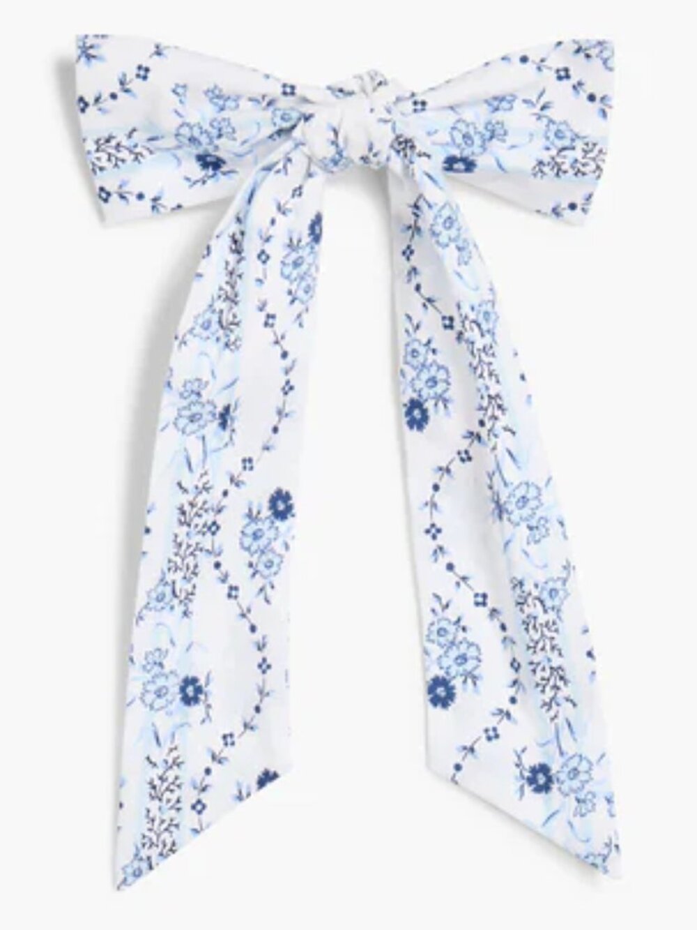 NWT 🎀Hill House Belle Bow Blue Vine Stripe